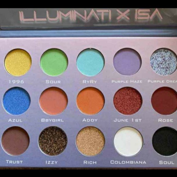 ILLUMINATI COSMETICS X ISA GLAM PALETTE $30 - Picture 4 of 5